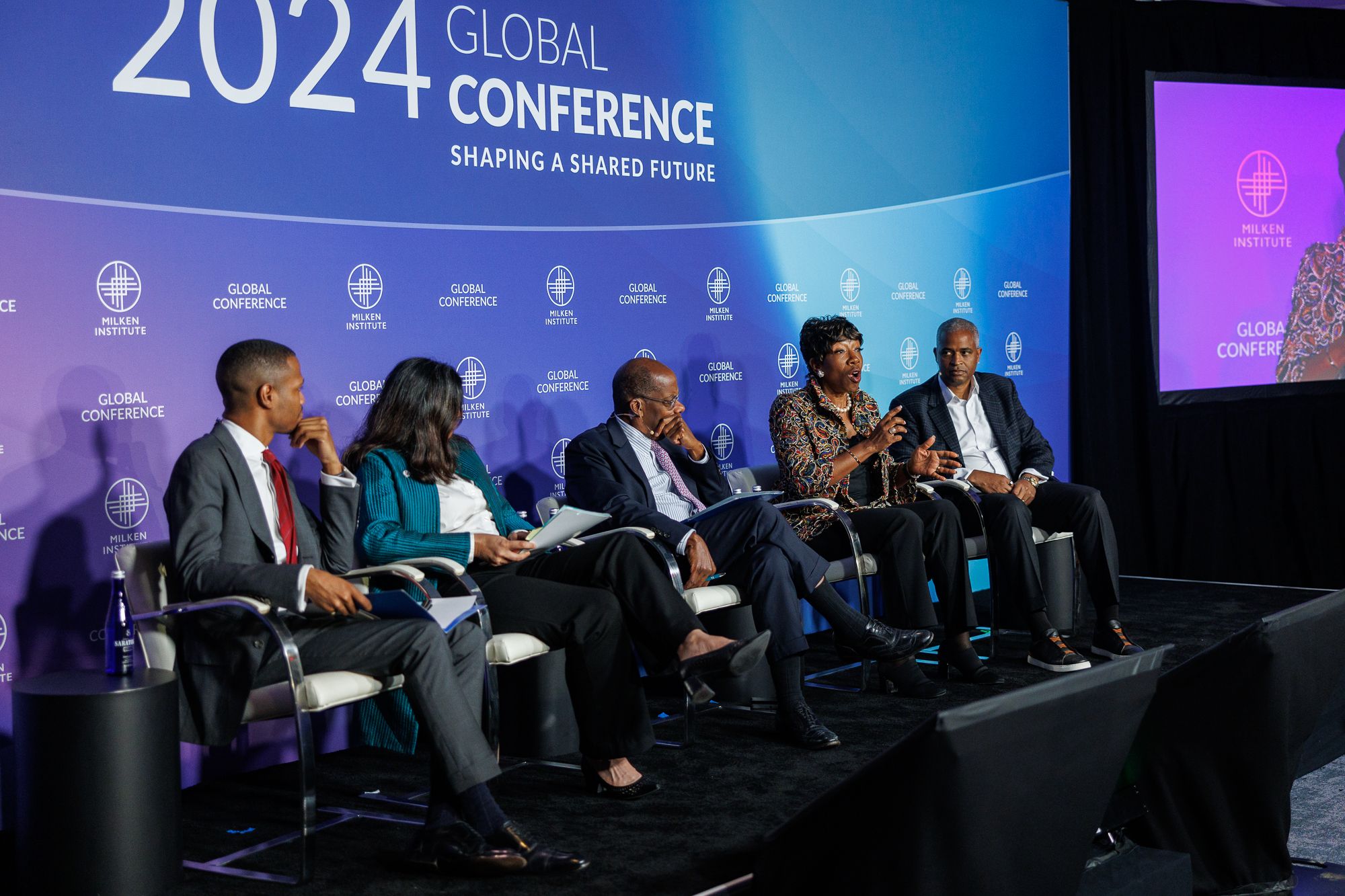 Troy Duffie moderating a panel